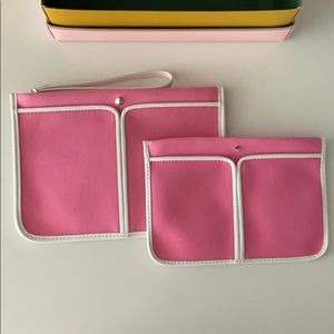 Set of 2 kate spade hibiscus tea canvas